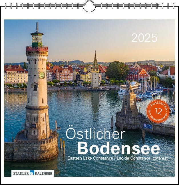 Cover: 9783861924111 | Östlicher Bodensee 2025 | Postkarten-Tischkalender | Fotografen | 2025