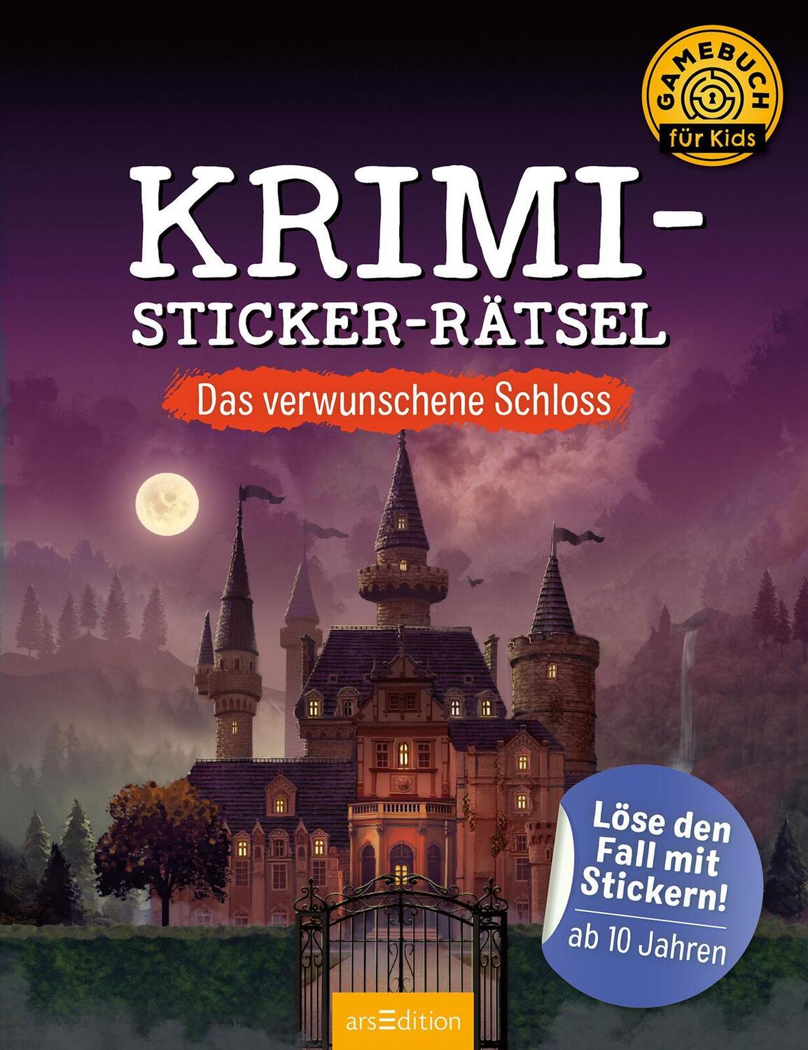 Bild: 9783845853758 | Krimi-Sticker-Rätsel - Das verwunschene Schloss | Philip Kiefer | Buch