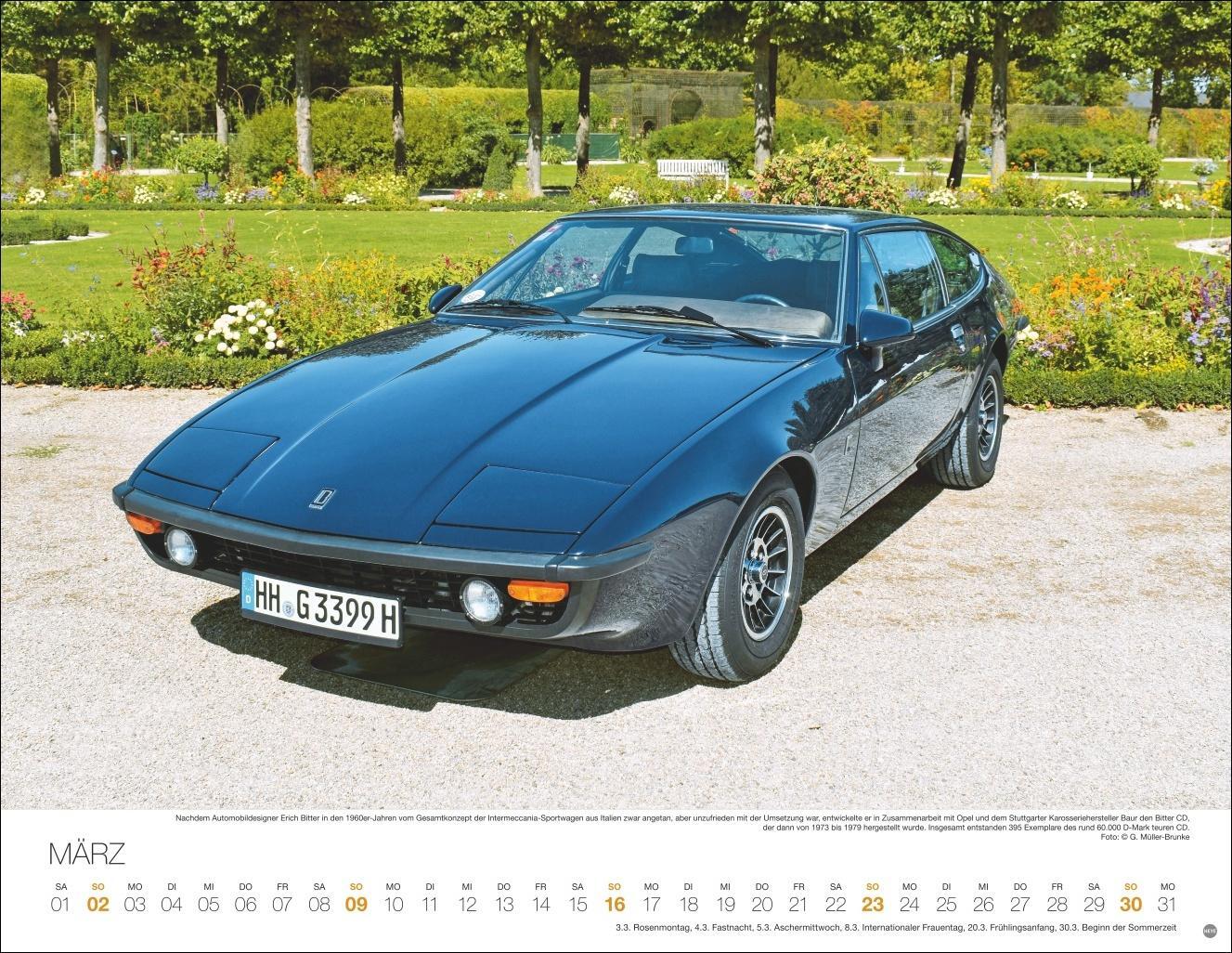 Bild: 9783756405169 | Legendäre Autos Posterkalender 2025 | Heye | Kalender | Spiralbindung