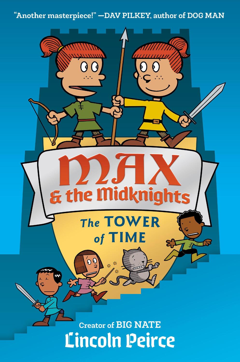 Cover: 9780593377895 | Max and the Midknights: The Tower of Time | Lincoln C. Peirce | Buch