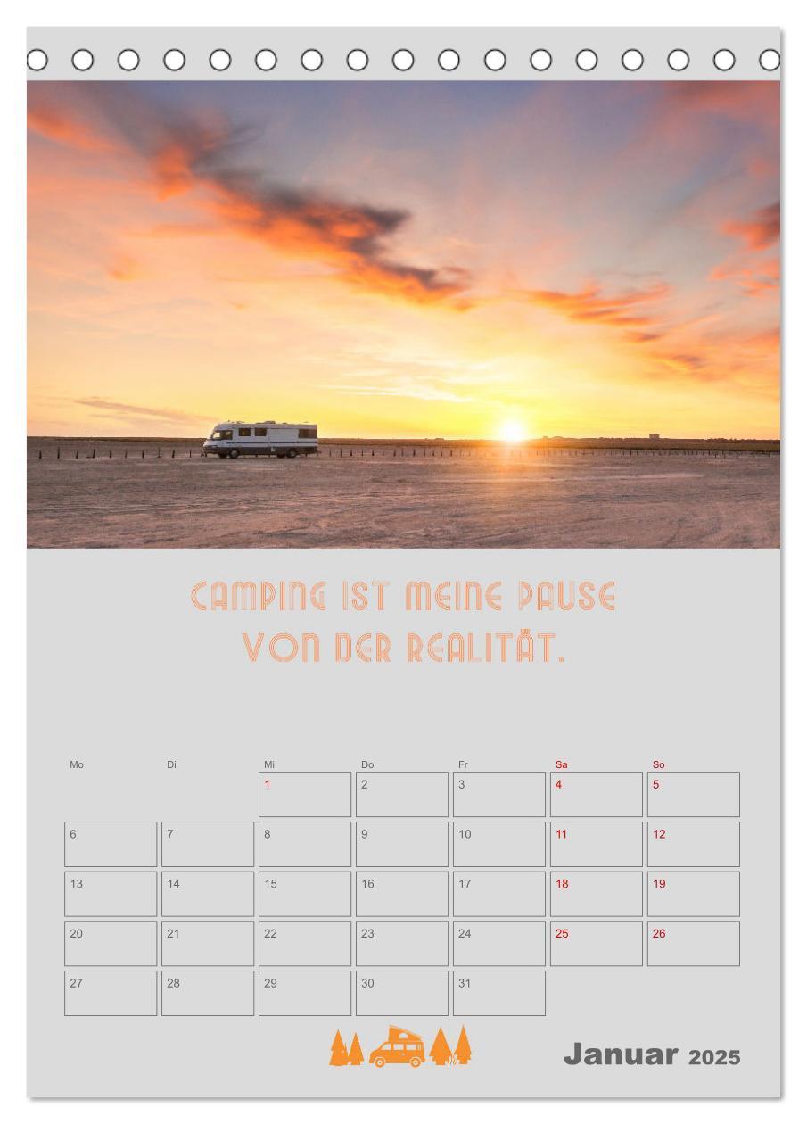 Bild: 9783435908752 | Camping - Hotel kann jeder! (Tischkalender 2025 DIN A5 hoch),...