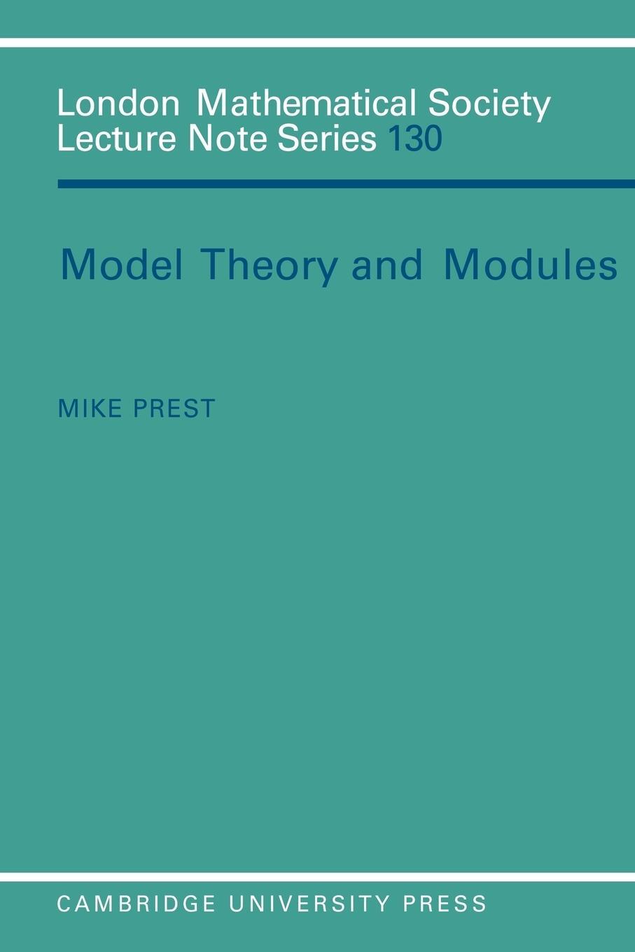 Cover: 9780521348331 | Model Theory and Modules | Mike Prest (u. a.) | Taschenbuch | Englisch