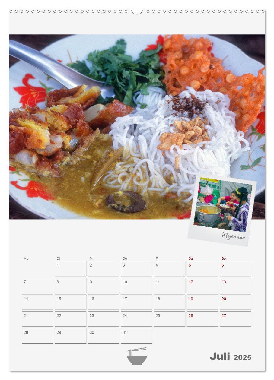 Bild: 9783435906482 | Street Food - Küchenplaner (Wandkalender 2025 DIN A2 hoch),...