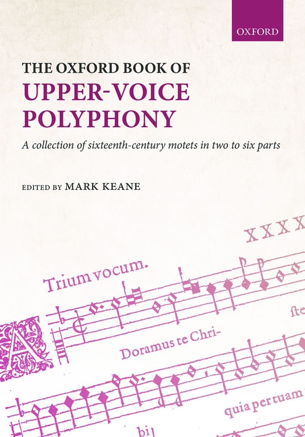 Cover: 9780193534858 | The Oxford Book of Upper-Voice Polyphony | Oxford University Press