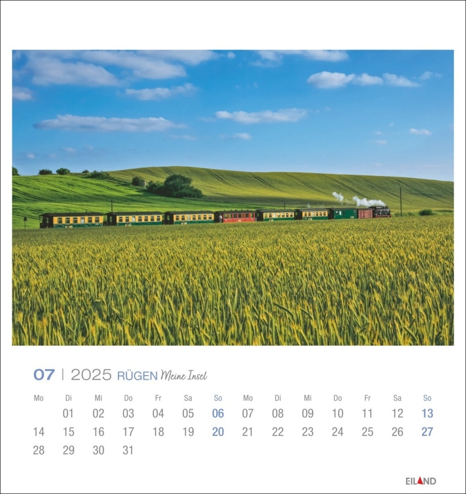 Bild: 9783964023360 | Rügen Postkartenkalender 2025 - Meine Insel | Kalender | Spiralbindung