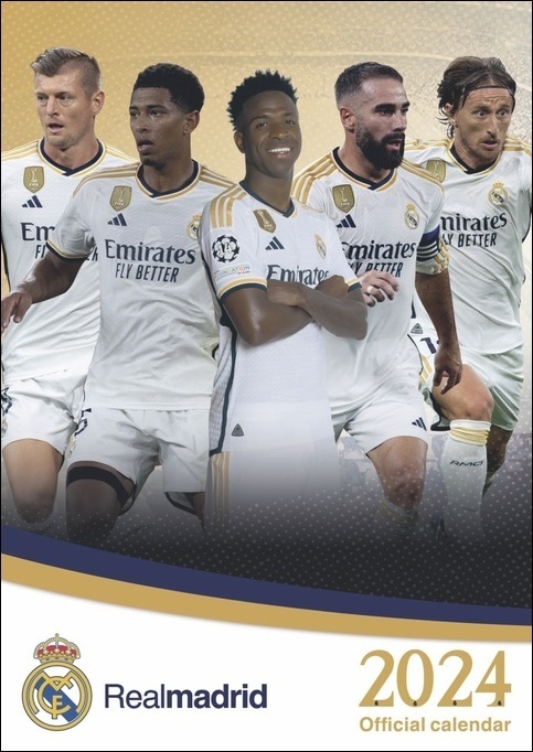 Cover: 9783840196614 | Real Madrid FC Posterkalender 2024. Fußball-Wandkalender mit den...