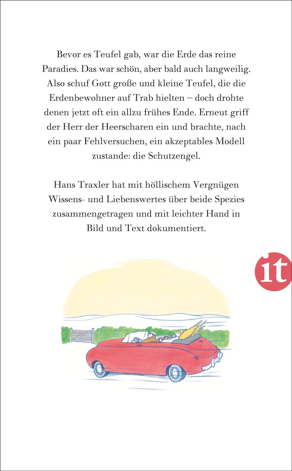 Rückseite: 9783458683155 | Von Schutzengeln und Teufeln | Hans Traxler | Taschenbuch | 126 S.