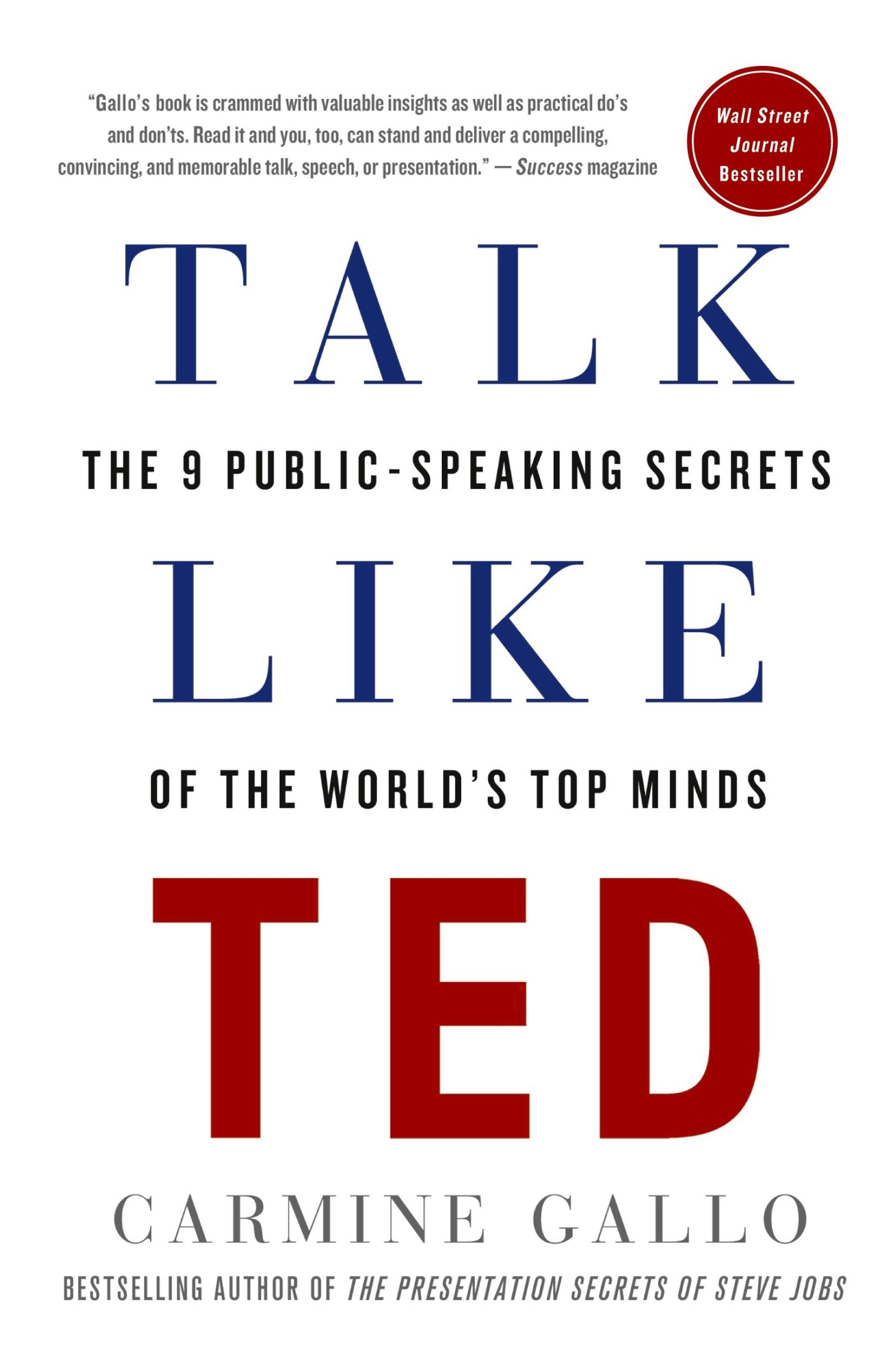 Cover: 9781250061539 | Talk Like TED | Carmine Gallo | Taschenbuch | Kartoniert / Broschiert