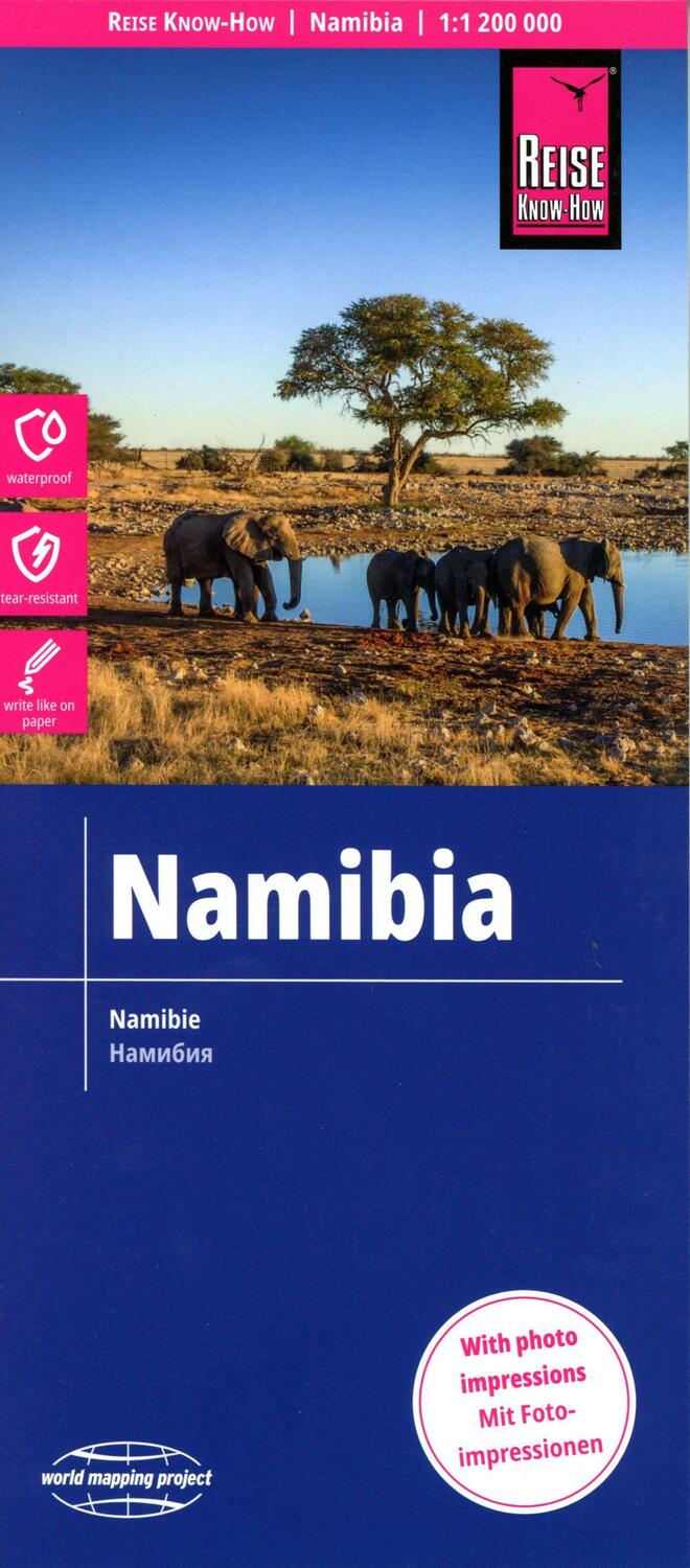 Cover: 9783831773138 | Reise Know-How Landkarte Namibia 1 : 1.200.000 | Rump | (Land-)Karte