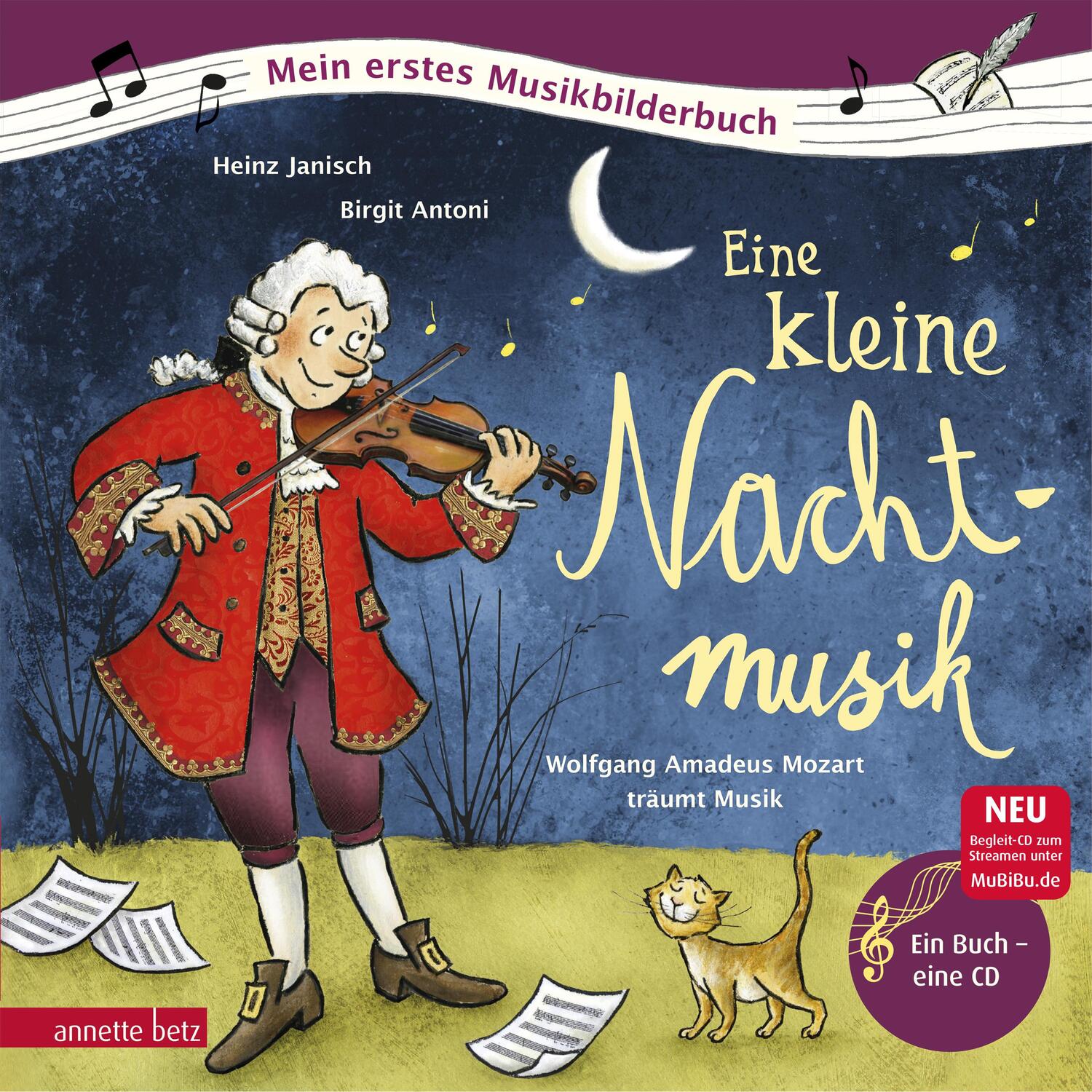 Cover: 9783219117455 | Eine kleine Nachtmusik | Wolfgang Amadeus Mozart träumt Musik | Buch