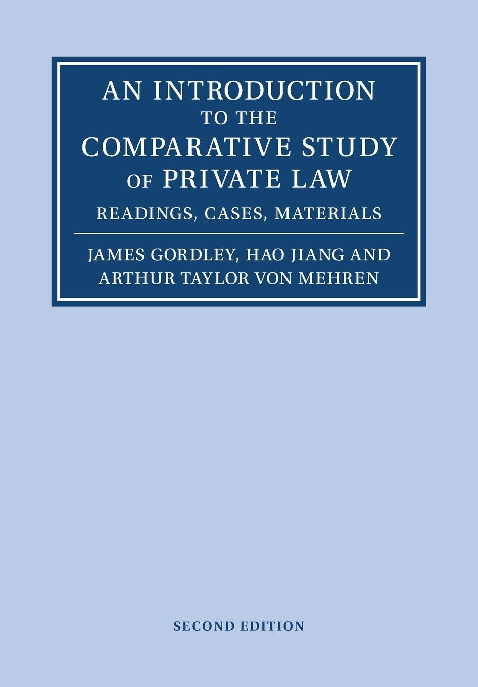 Cover: 9781108798884 | An Introduction to the Comparative Study of Private Law | Taschenbuch