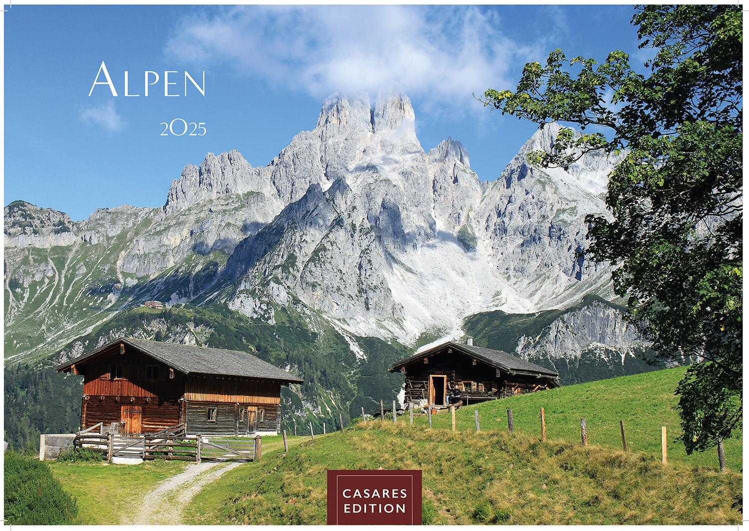 Cover: 9781835241622 | Alpen 2025 L 35x50cm | Kalender | 14 S. | Deutsch | 2025