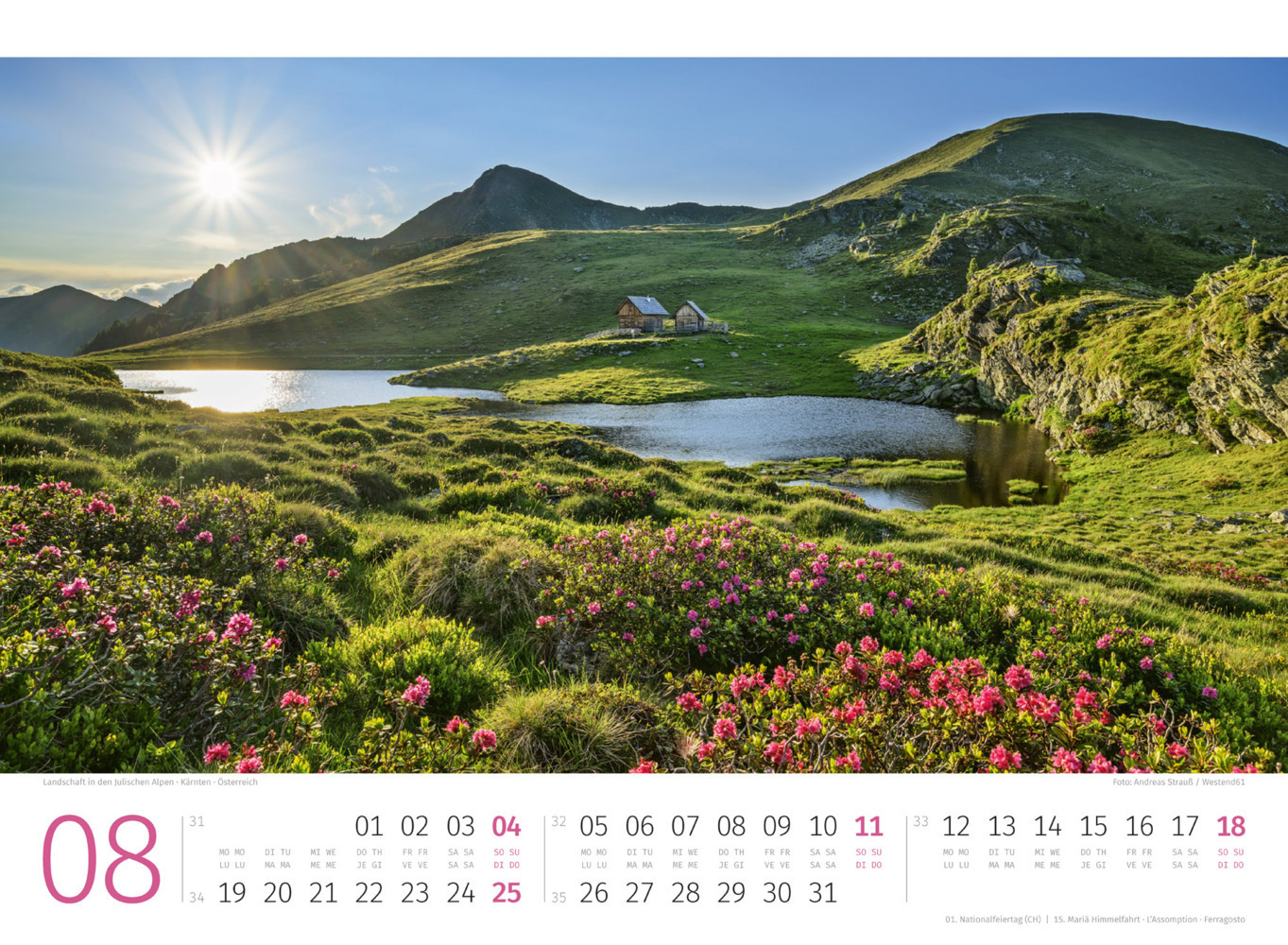 Bild: 9783838424842 | Alpenkalender Kalender 2024 | Ackermann Kunstverlag | Kalender | 14 S.