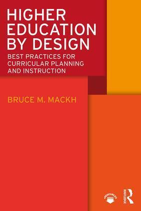 Cover: 9780815354185 | Higher Education by Design | Bruce M Mackh | Taschenbuch | Englisch