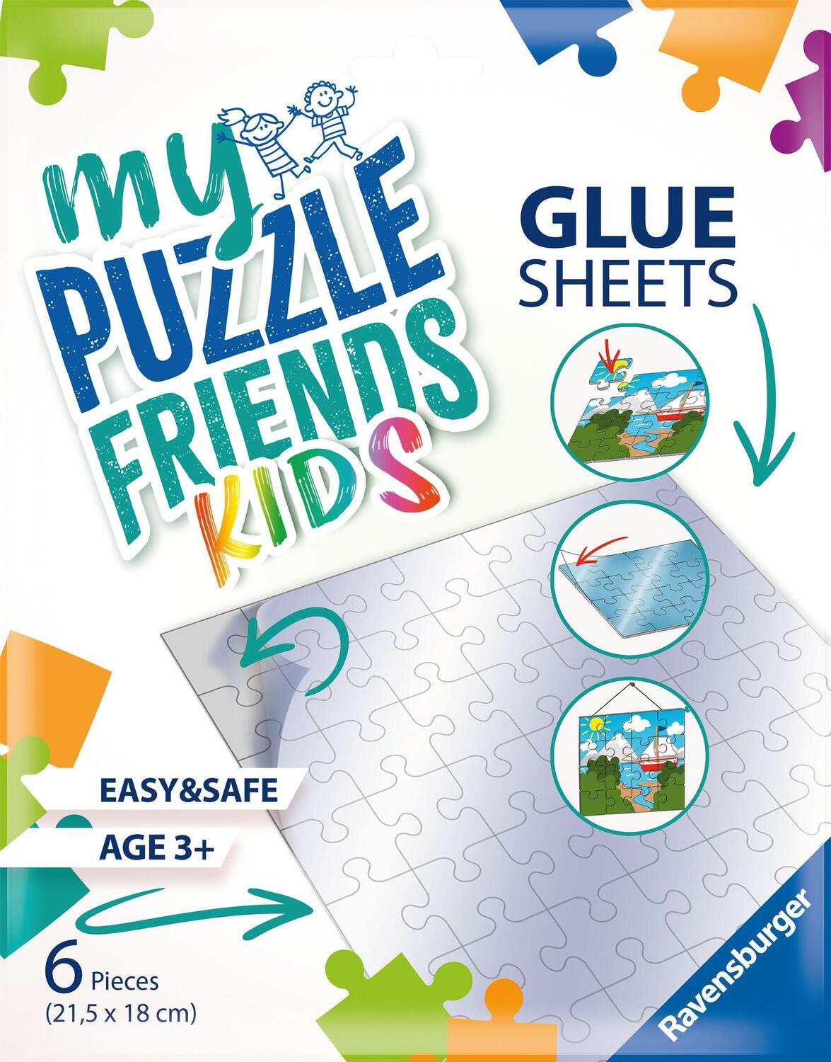 Cover: 4005556133017 | Ravensburger Kinderpuzzle - 13301 My Puzzle Friends Glue Sheets -...