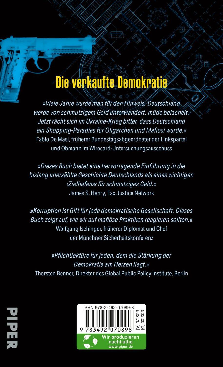 Rückseite: 9783492070898 | Dreckiges Geld | Andreas Frank (u. a.) | Buch | 256 S. | Deutsch
