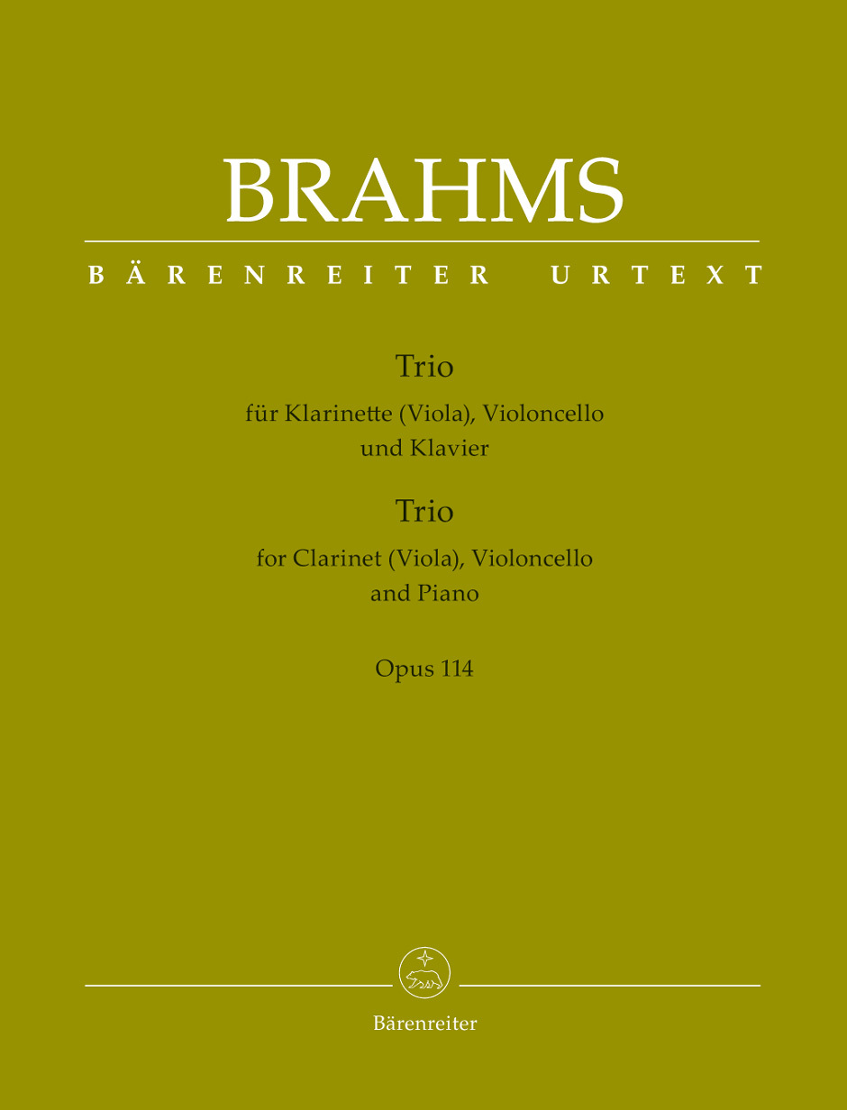 Cover: 9790006541126 | Trio For Clarinet | Johannes Brahms | Buch | Bärenreiter Verlag
