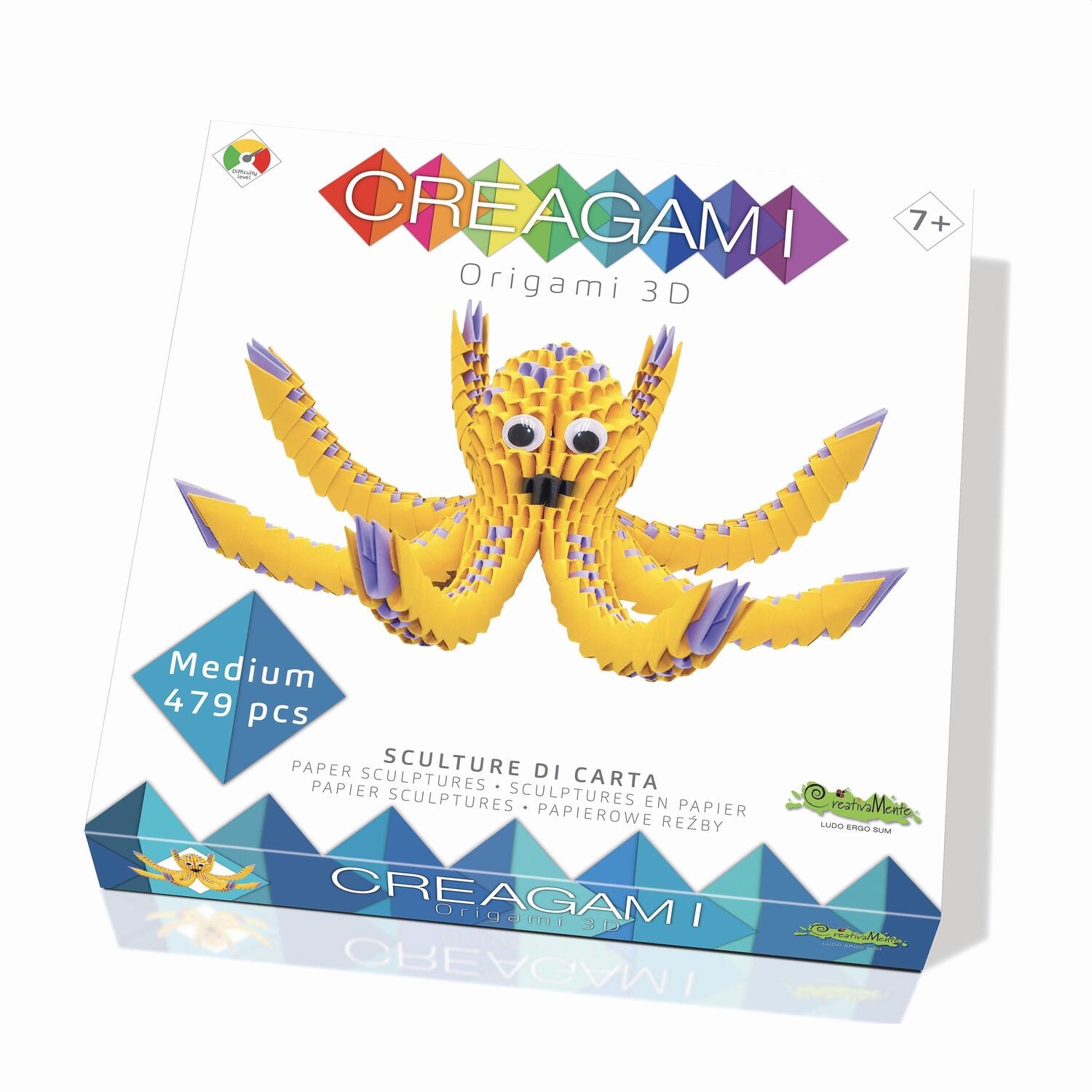 Cover: 8032591787727 | CREAGAMI - Origami 3D Oktopus 479 Teile | Creagami | Spiel | 3178772