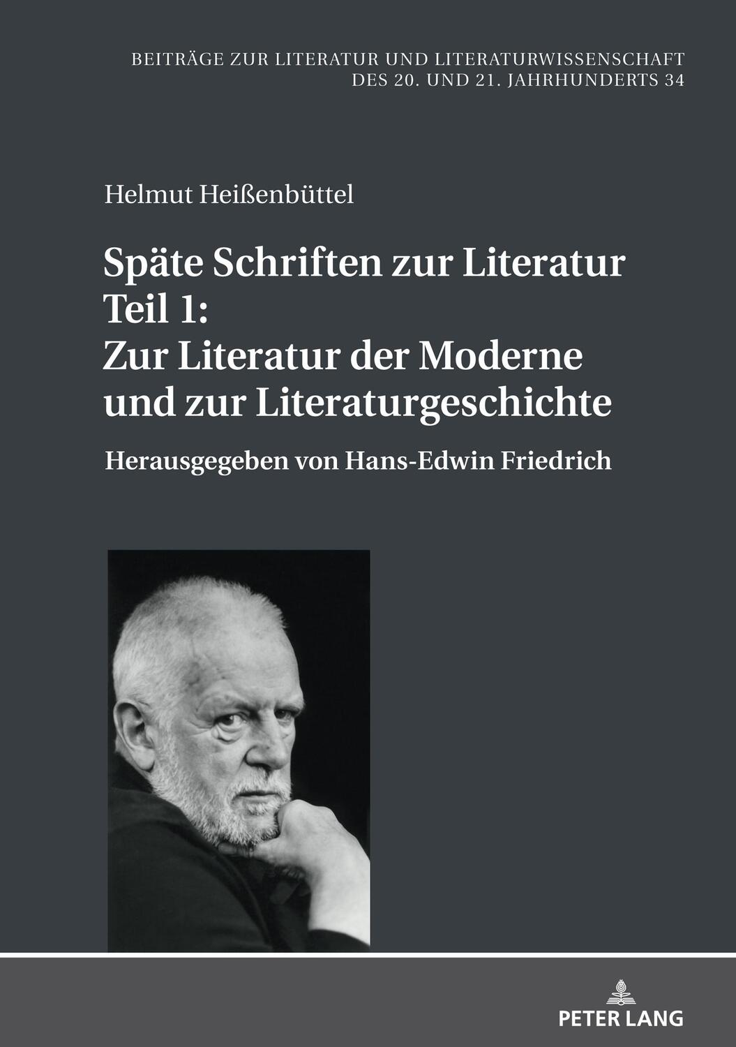 Cover: 9783631817742 | Späte Schriften zur Literatur. Teil 1: Zur Literatur der Moderne...