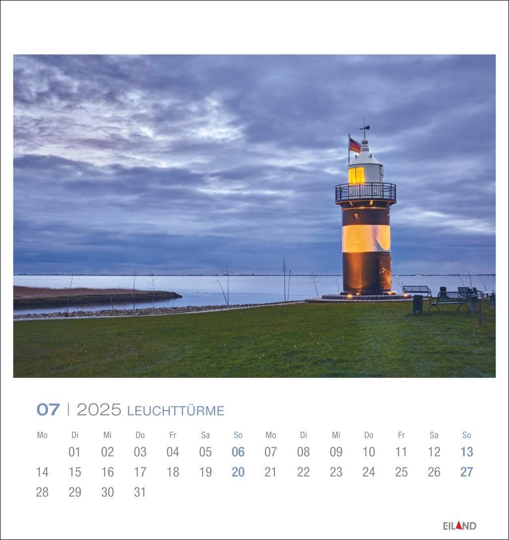 Bild: 9783964023278 | Leuchttürme Postkartenkalender 2025 - An der Nord- und Ostseeküste