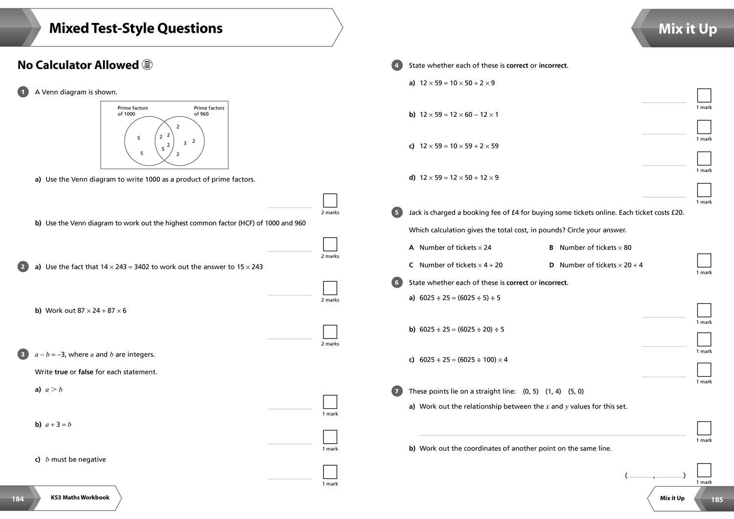 Bild: 9780008551445 | Ks3 Maths Foundation Level All-In-One Complete Revision and...