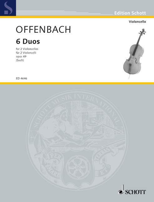 Cover: 9783795796808 | 6 Duos 1 | Besetzung: 2 Violoncelli, Noten, Edition Schott | Offenbach