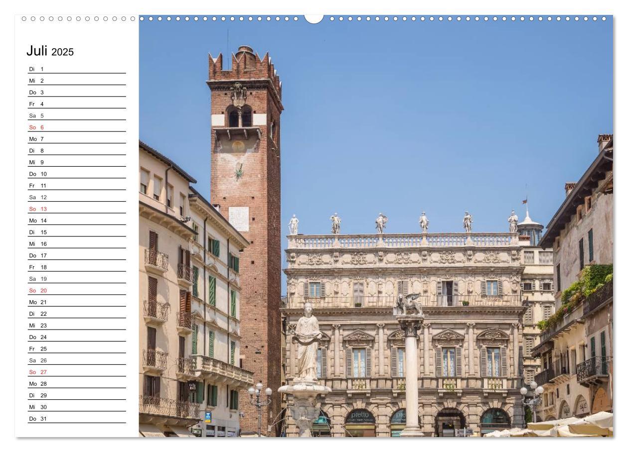 Bild: 9783435516308 | VERONA Historisches Stadtherz (Wandkalender 2025 DIN A2 quer),...