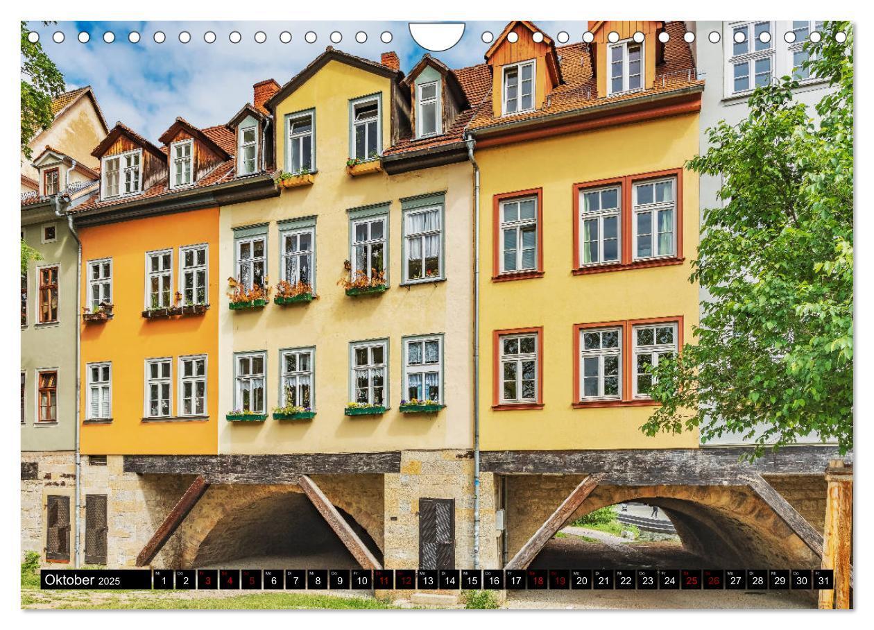 Bild: 9783435123360 | Ein Wochenende in Erfurt (Wandkalender 2025 DIN A4 quer), CALVENDO...