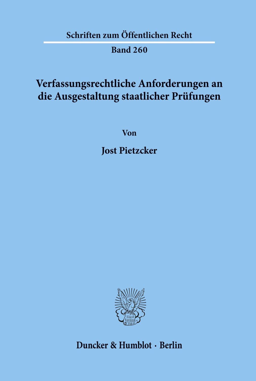 Cover: 9783428033133 | Verfassungsrechtliche Anforderungen an die Ausgestaltung...