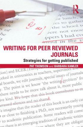 Cover: 9780415809313 | Writing for Peer Reviewed Journals | Strategies for getting published