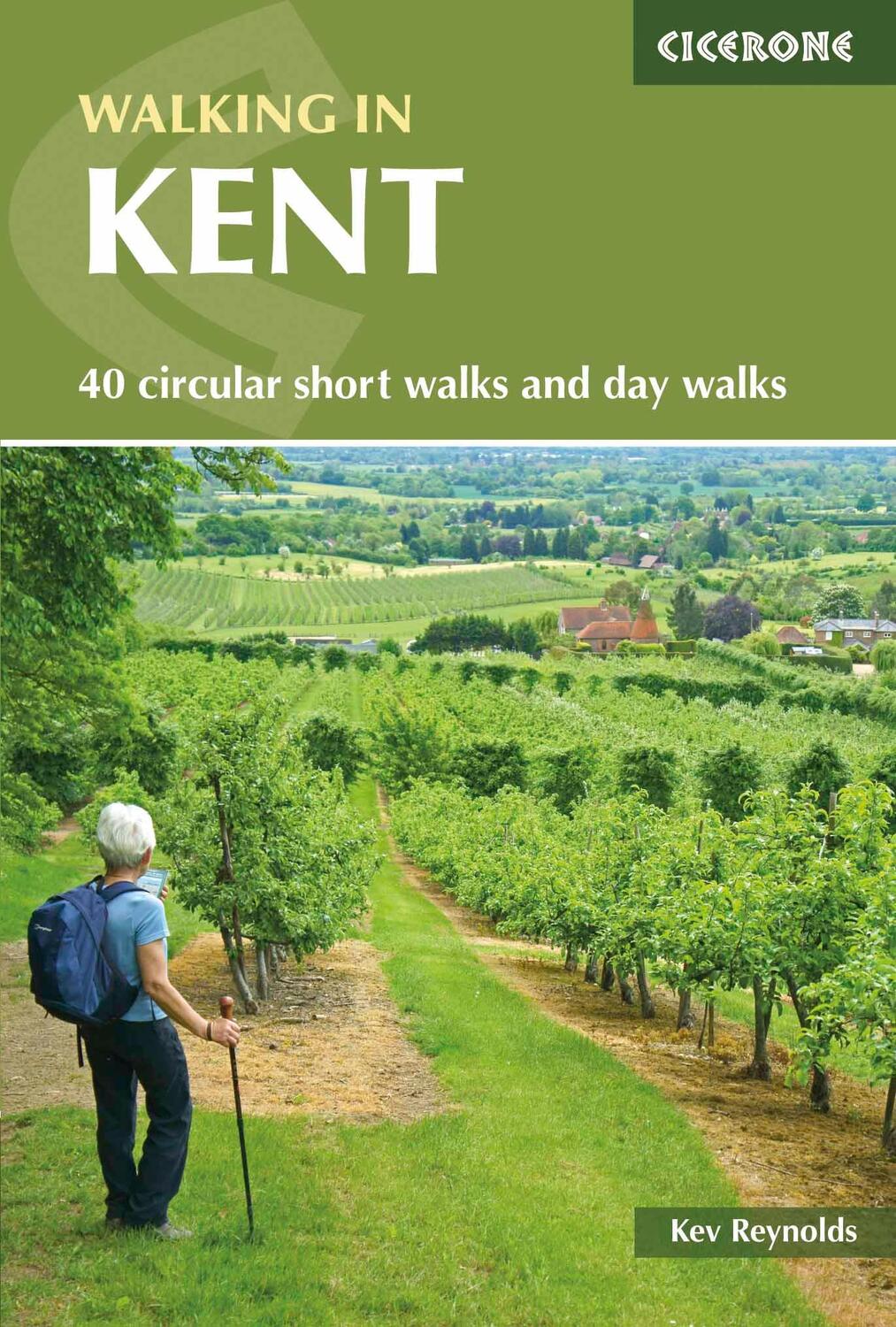 Cover: 9781852848620 | Walking in Kent | 40 circular short walks and day walks | Kev Reynolds