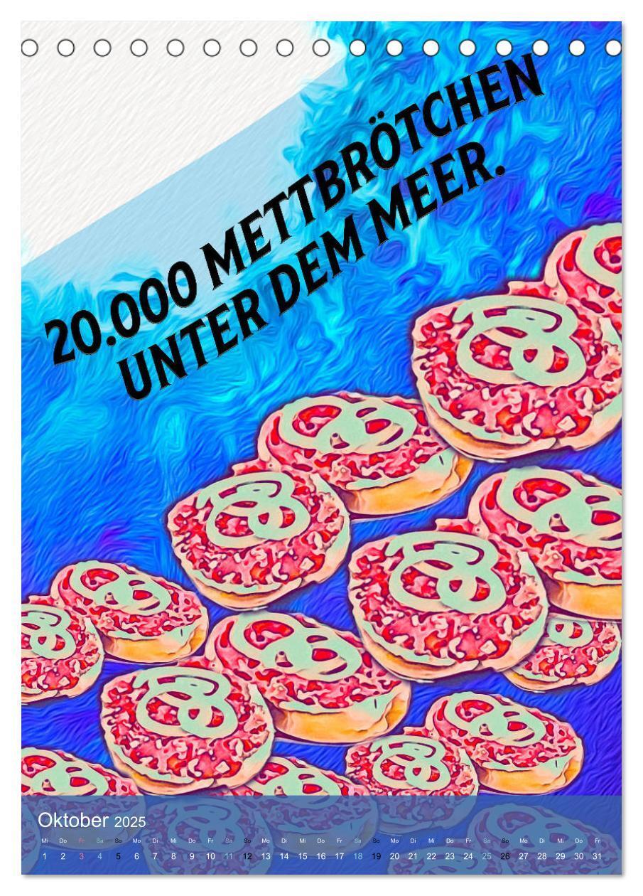 Bild: 9783435934393 | Mettbrötchen Träume - Mettkalender (Tischkalender 2025 DIN A5...