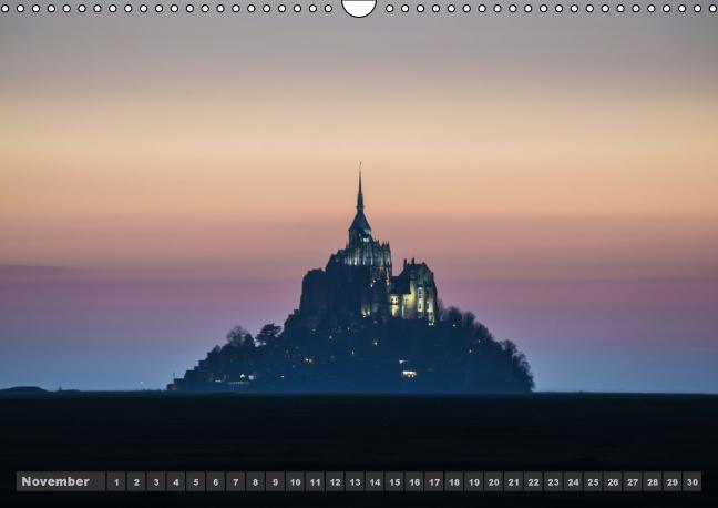 Bild: 9783660581980 | Ein Tag am Mont Saint Michel (Wandkalender immerwährend DIN A3 quer)