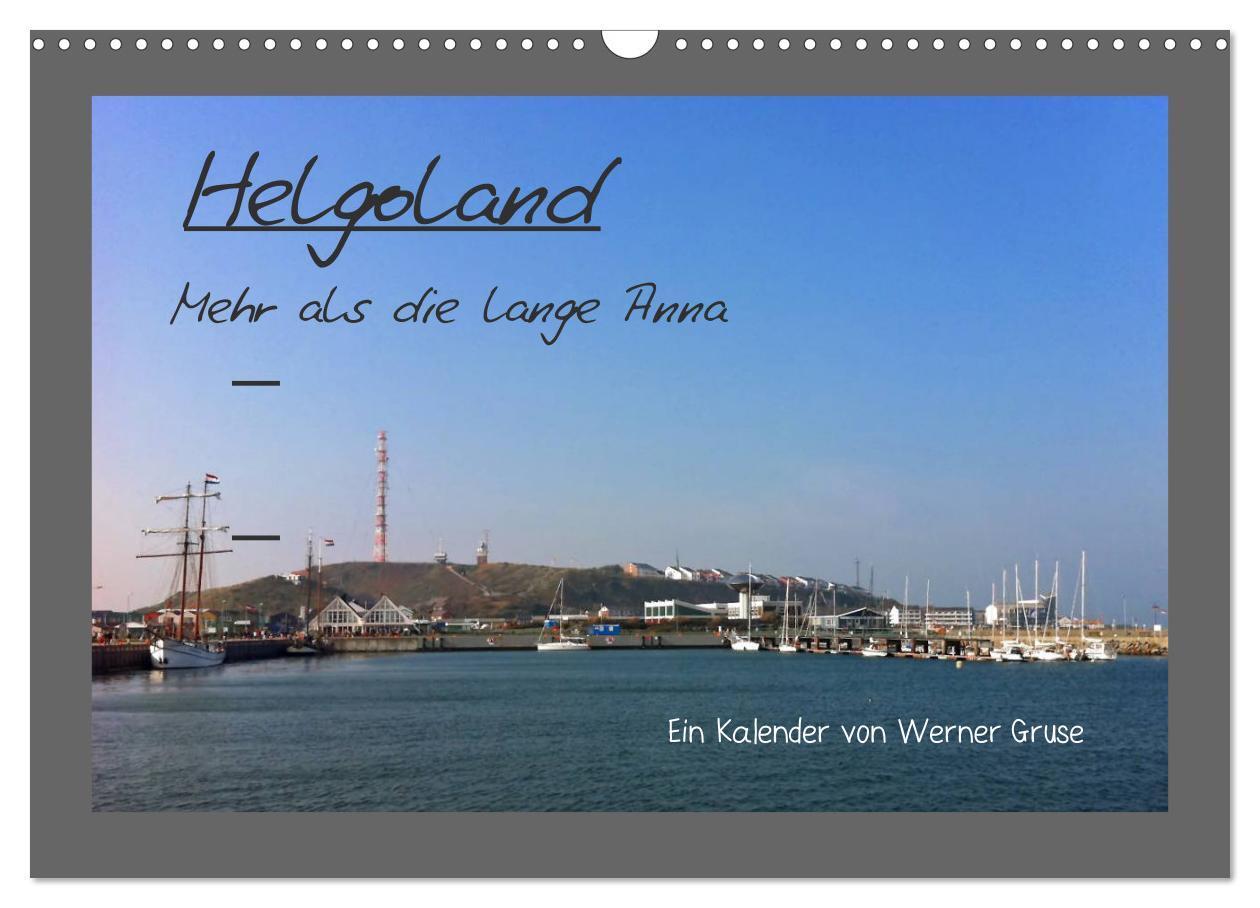 Cover: 9783675965386 | Helgoland (Wandkalender 2024 DIN A3 quer), CALVENDO Monatskalender