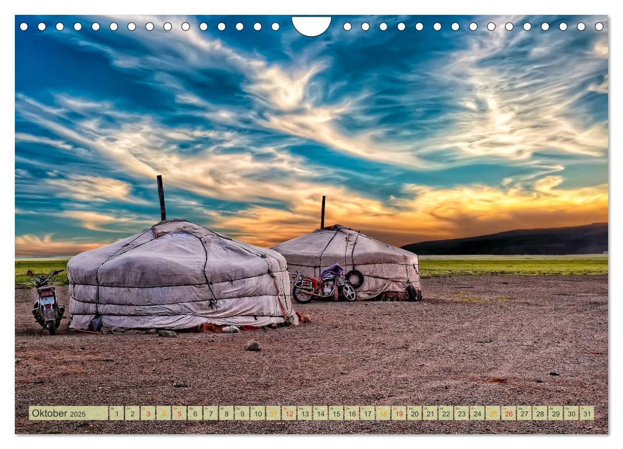 Bild: 9783435438815 | Reise durch Asien - Mongolei (Wandkalender 2025 DIN A4 quer),...