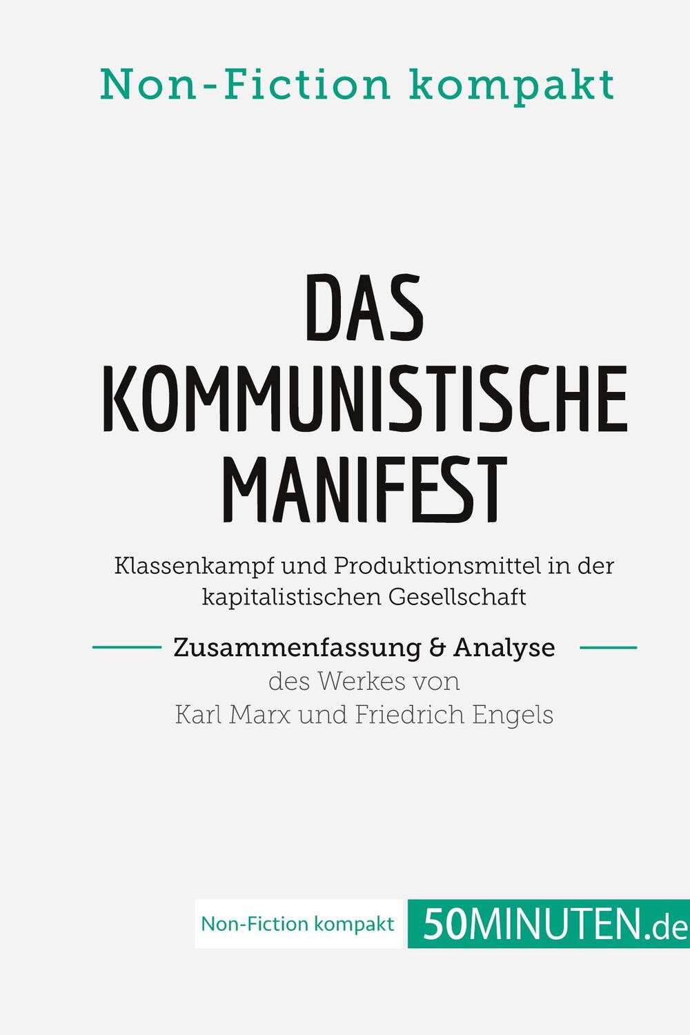 Cover: 9782808022590 | Das Kommunistische Manifest. Zusammenfassung & Analyse des Werkes...