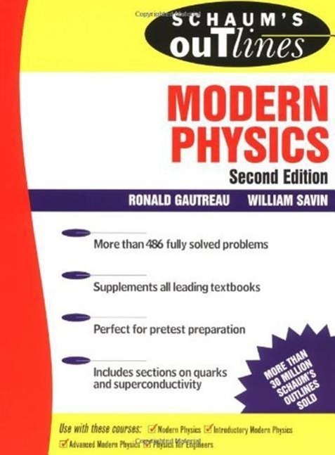 Cover: 9780070248304 | Schaum's Outline of Modern Physics | Ronald Gautreau | Taschenbuch