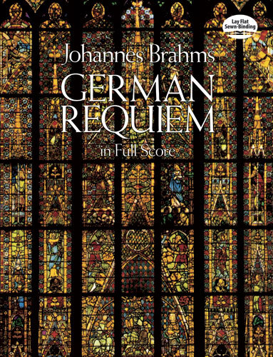 Cover: 800759254866 | German Requiem | Johannes Brahms | Dover Full Scores | Partitur | 1988