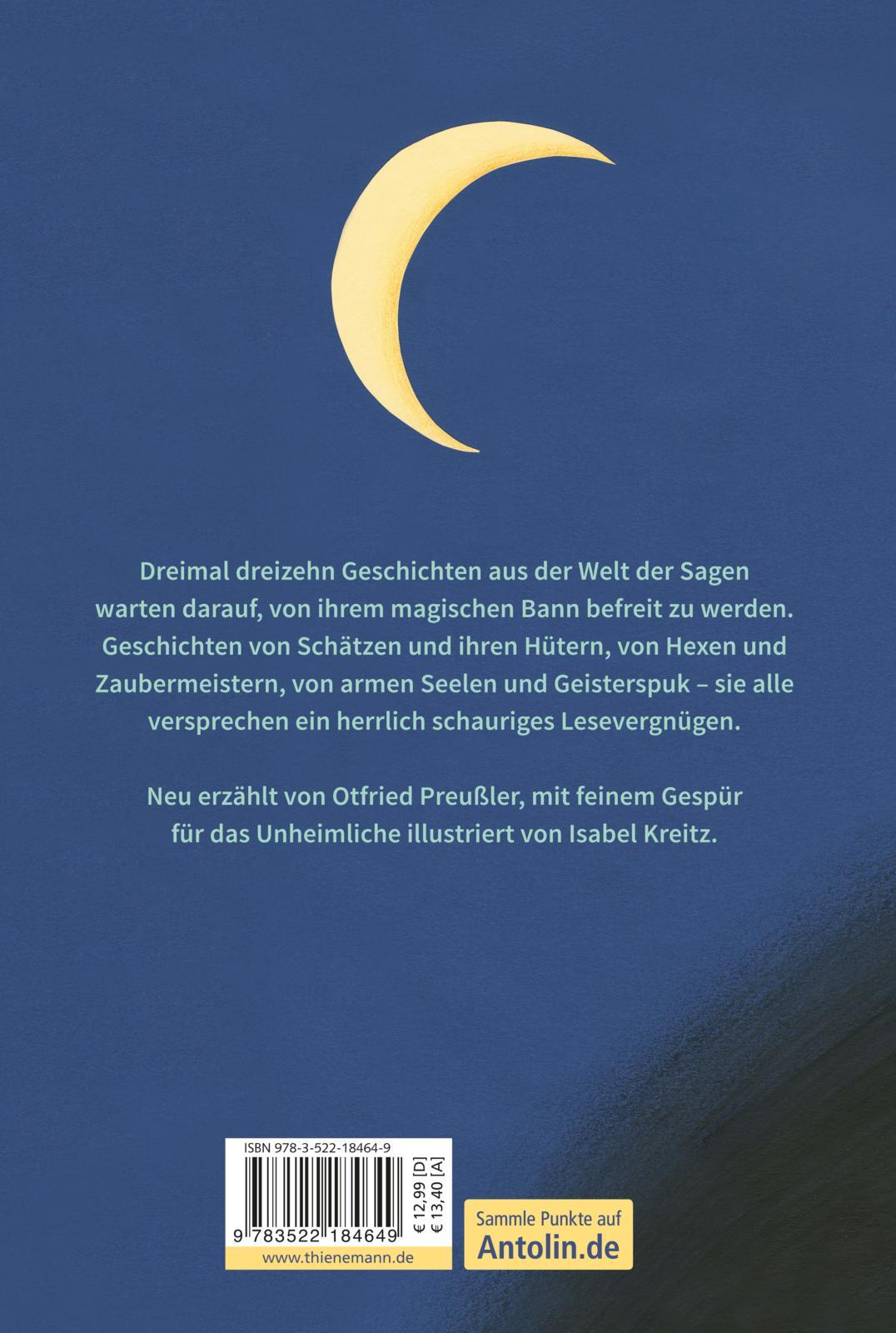 Rückseite: 9783522184649 | Zwölfe hat's geschlagen | Otfried Preusslers Sagenbuch | Preußler