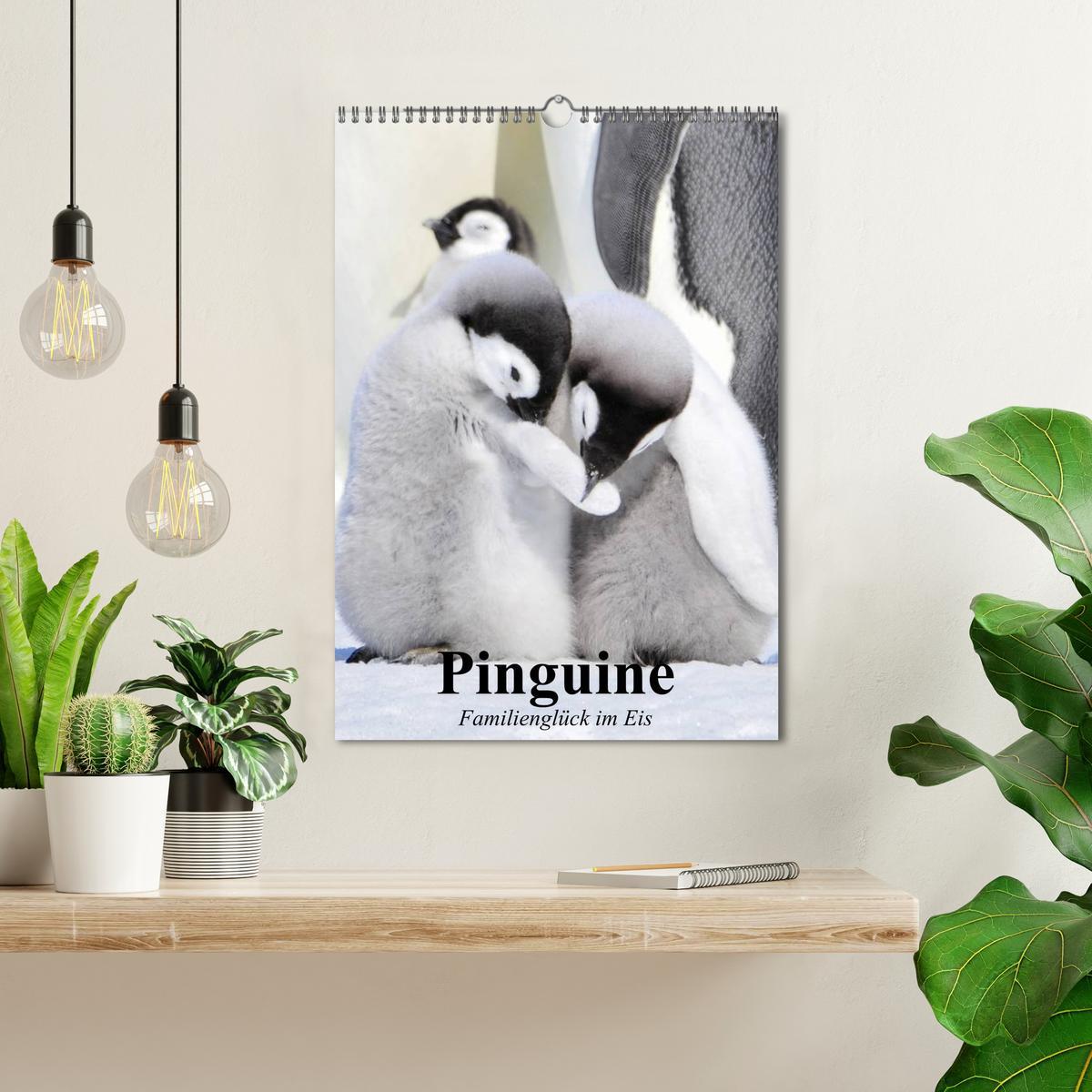 Bild: 9783457035238 | Pinguine. Familienglück im Eis (Wandkalender 2025 DIN A3 hoch),...