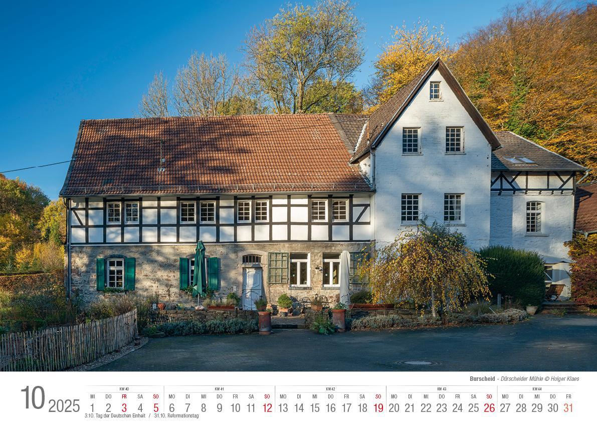 Bild: 9783965352292 | Burscheid 2025 Bildkalender A3 quer, spiralgebunden | Holger Klaes