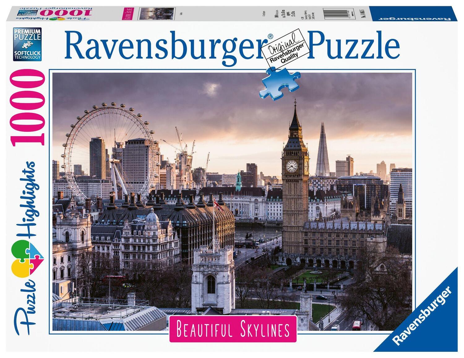 Cover: 4005556140855 | London. Puzzle1000 Teile | Spiel | Deutsch | 2019 | Ravensburger