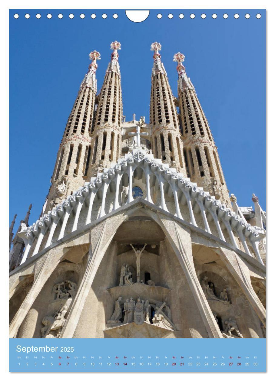 Bild: 9783435911240 | Sagrada Família - Gaudís unvollendetes Meisterwerk (Wandkalender...