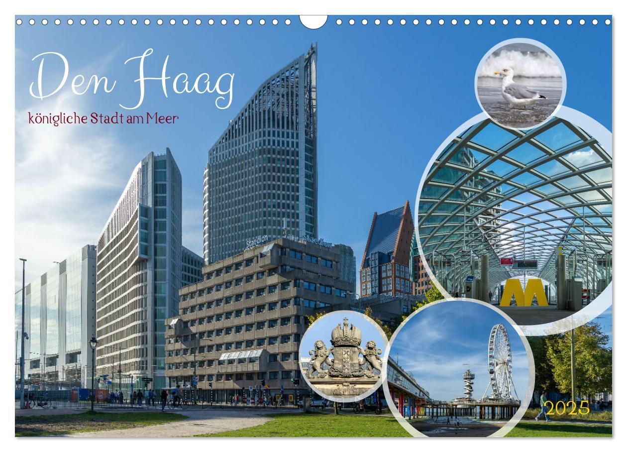 Cover: 9783383849367 | Den Haag - königliche Stadt am Meer (Wandkalender 2025 DIN A3...