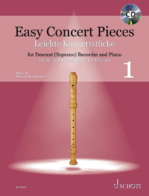 Cover: 9783795700843 | Easy Concert Pieces für Sopran-Blockflöte und Klavier | Kretschmann