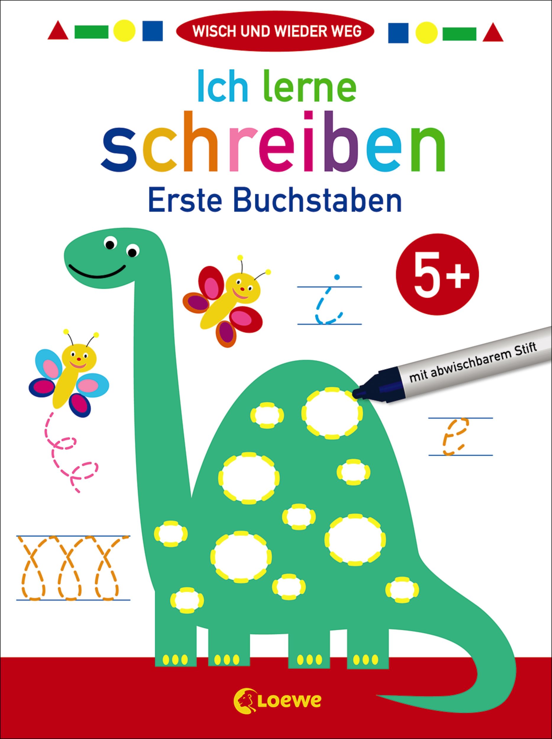 Cover: 9783743201040 | Ich lerne schreiben 5+ - Erste Buchstaben | Joshua Schulz | Broschüre