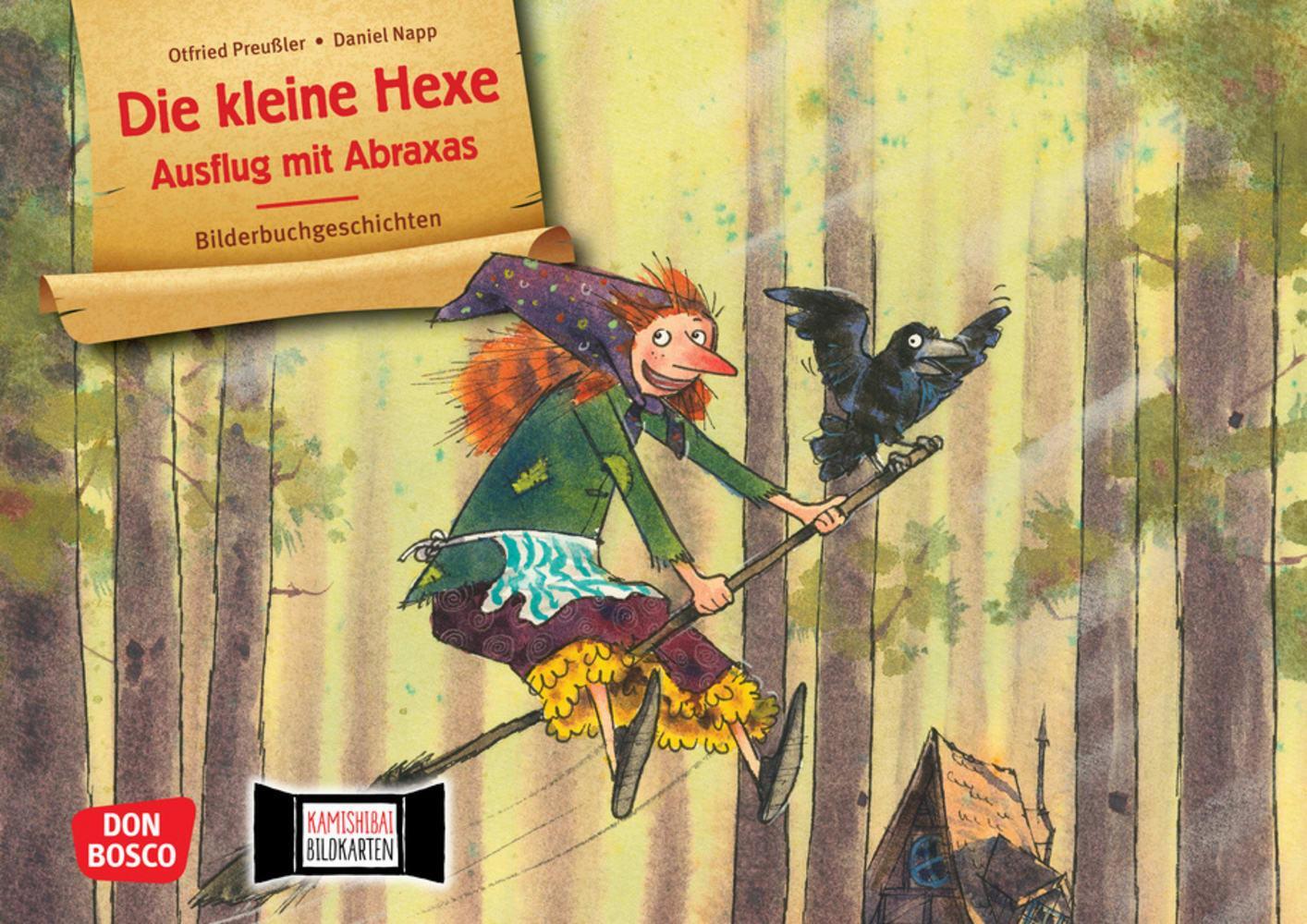 Cover: 4260179516139 | Die kleine Hexe: Ausflug mit Abraxas. Kamishibai Bildkartenset | Box