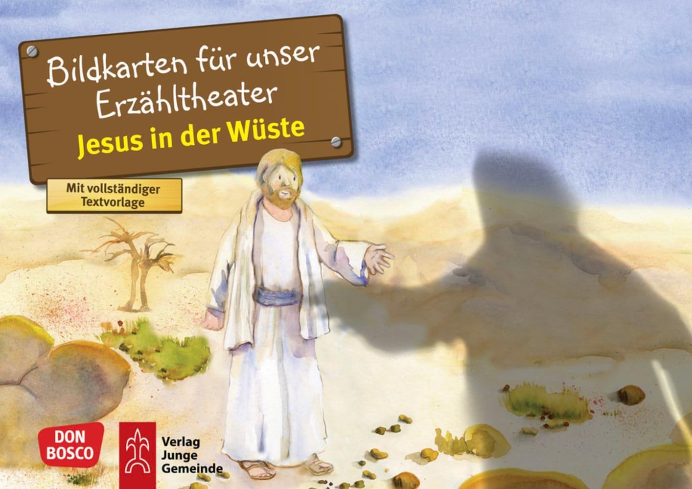 Cover: 4260179515132 | Jesus in der Wüste. Kamishibai Bildkartenset. | Peter Hitzelberger