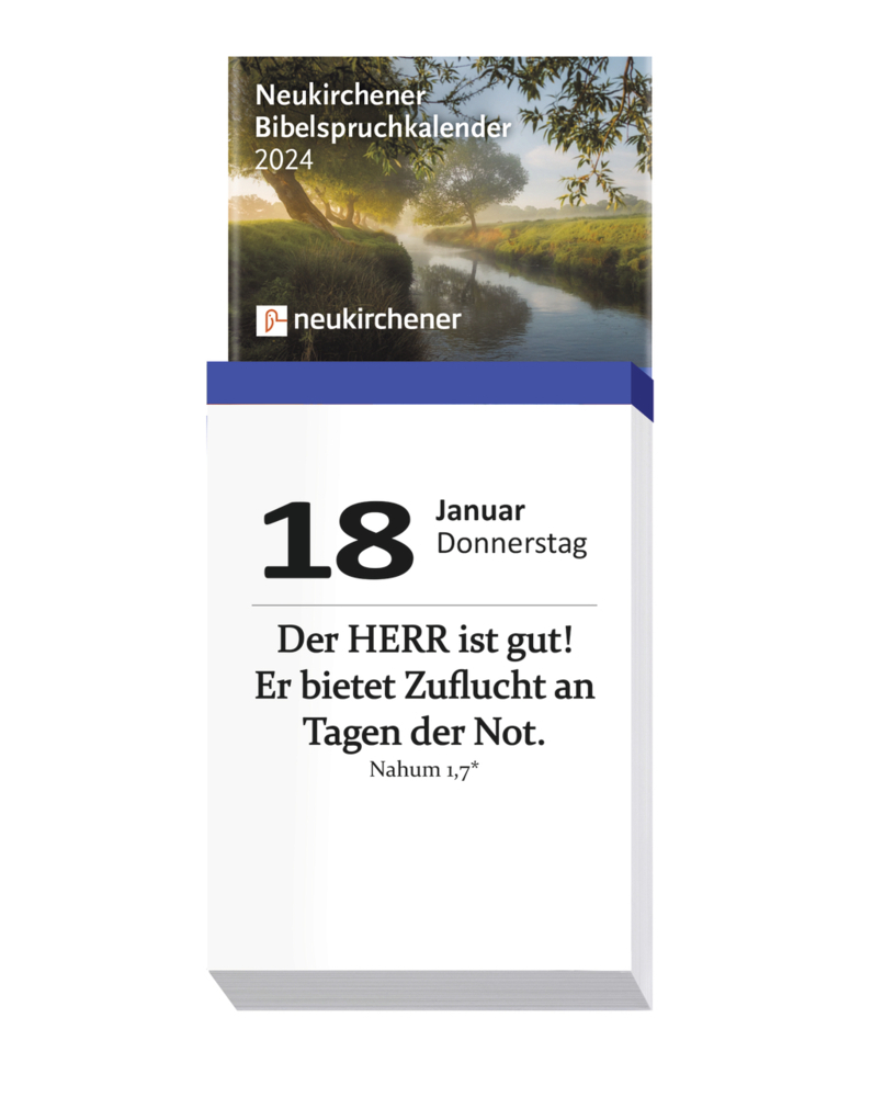 Cover: 9783965360464 | Neukirchener Bibelspruchkalender 2024 | Ralf Marschner | Kalender