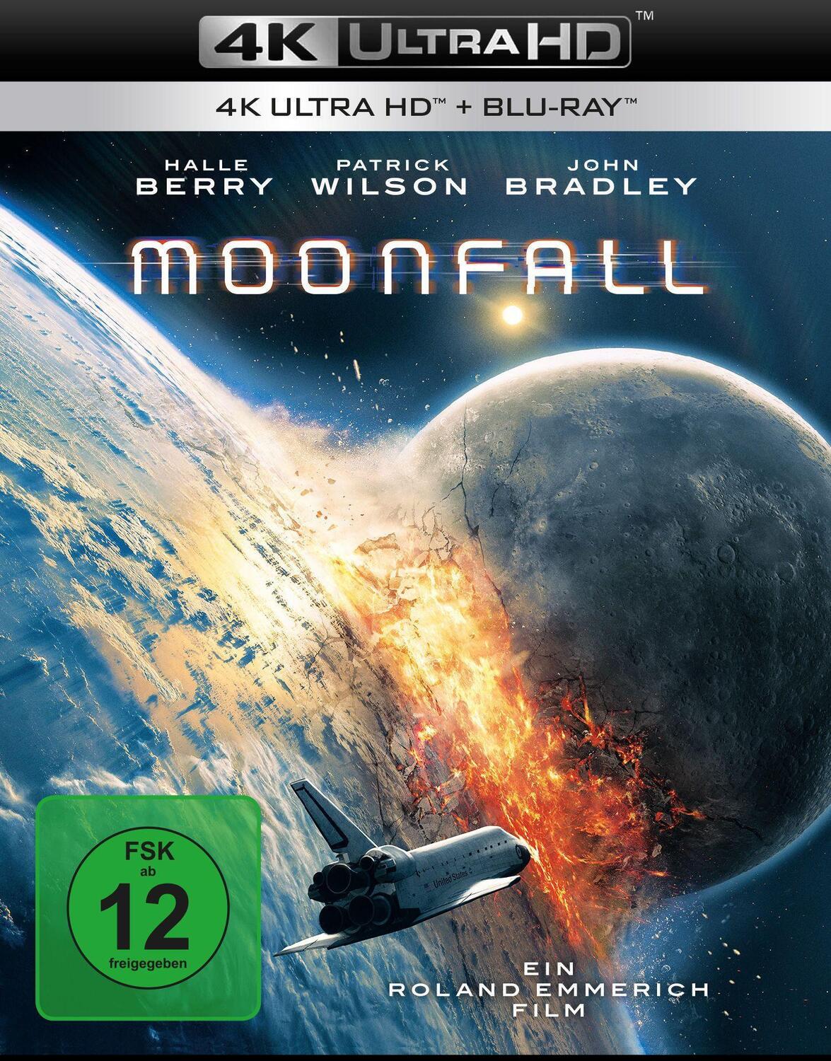 Cover: 4061229230193 | Moonfall UHD Blu-ray | 4K Ultra HD Blu-ray + Blu-ray | Roland Emmerich